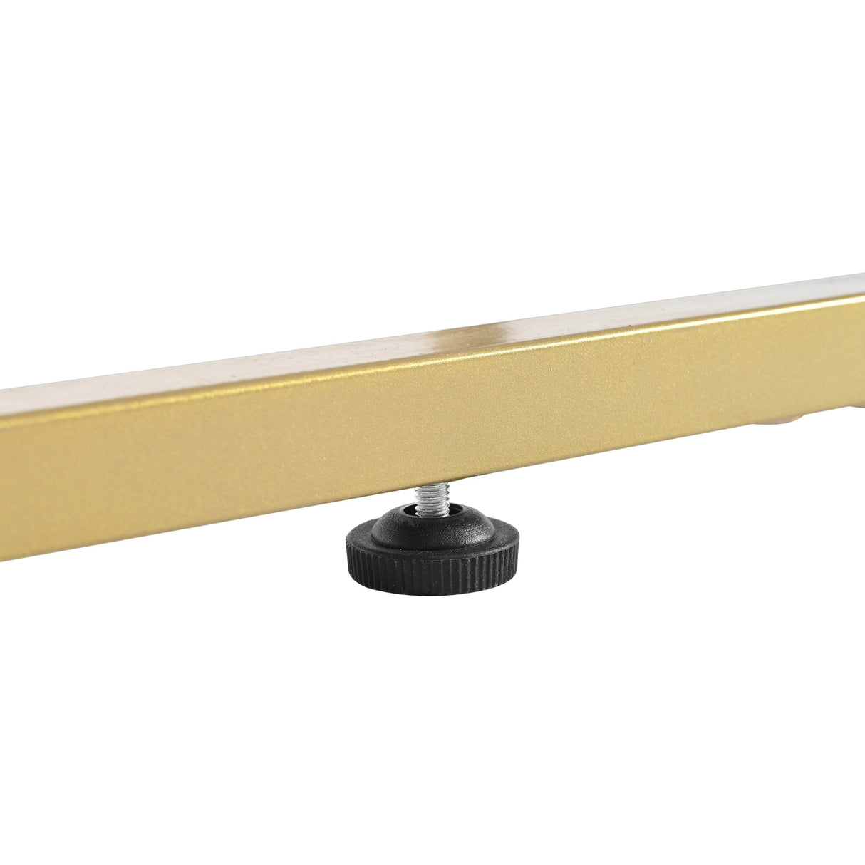 Modern White Gold Metal Legs TV Stand With Cabinets - Sleep Galleria