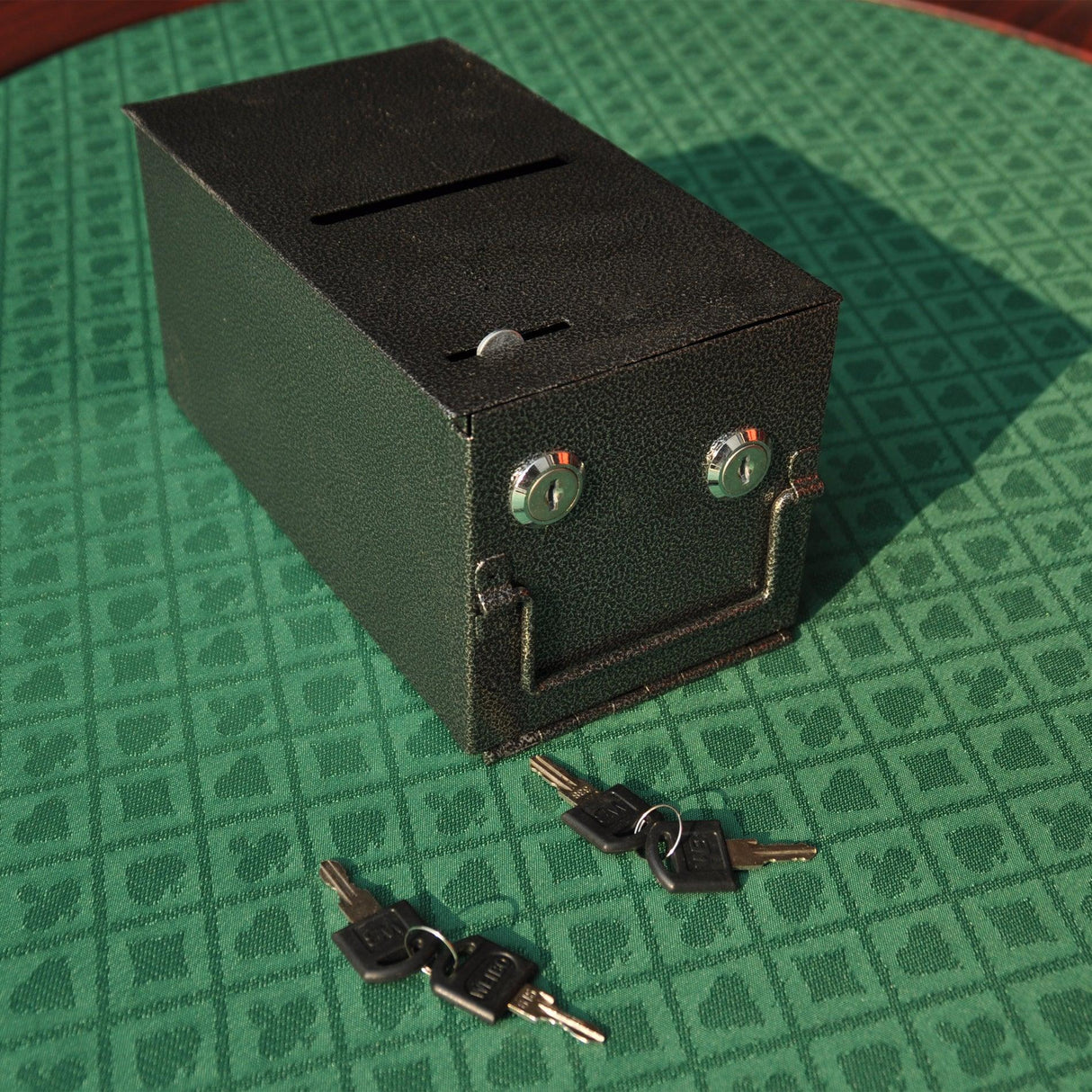 Modern 96-Inch Wood Poker Table With Cup Holders - Omega Lifestyles