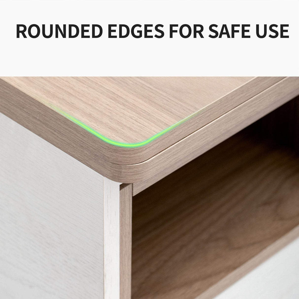 Modern Walnut White Lift Top Coffee Table With Drawers - Sleep Galleria