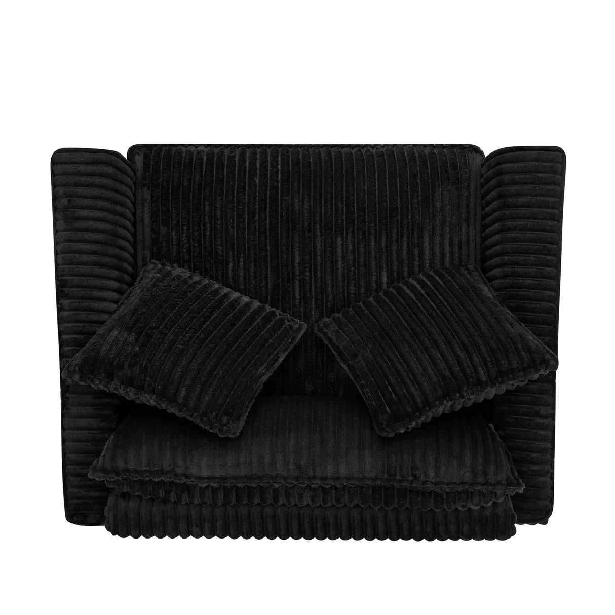 Corduroy Foam Lazyman Sofa Chair With Armrests - Omega Lifestyles