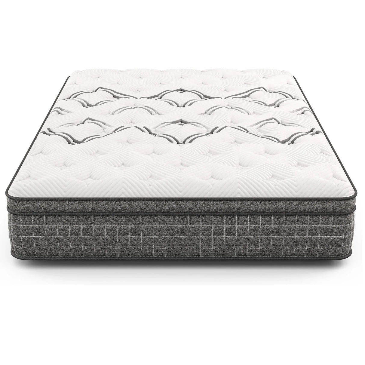 Medium 12-Inch Cooling Copper Hybrid Euro-Top Cal King Mattress - Omega Lifestyles