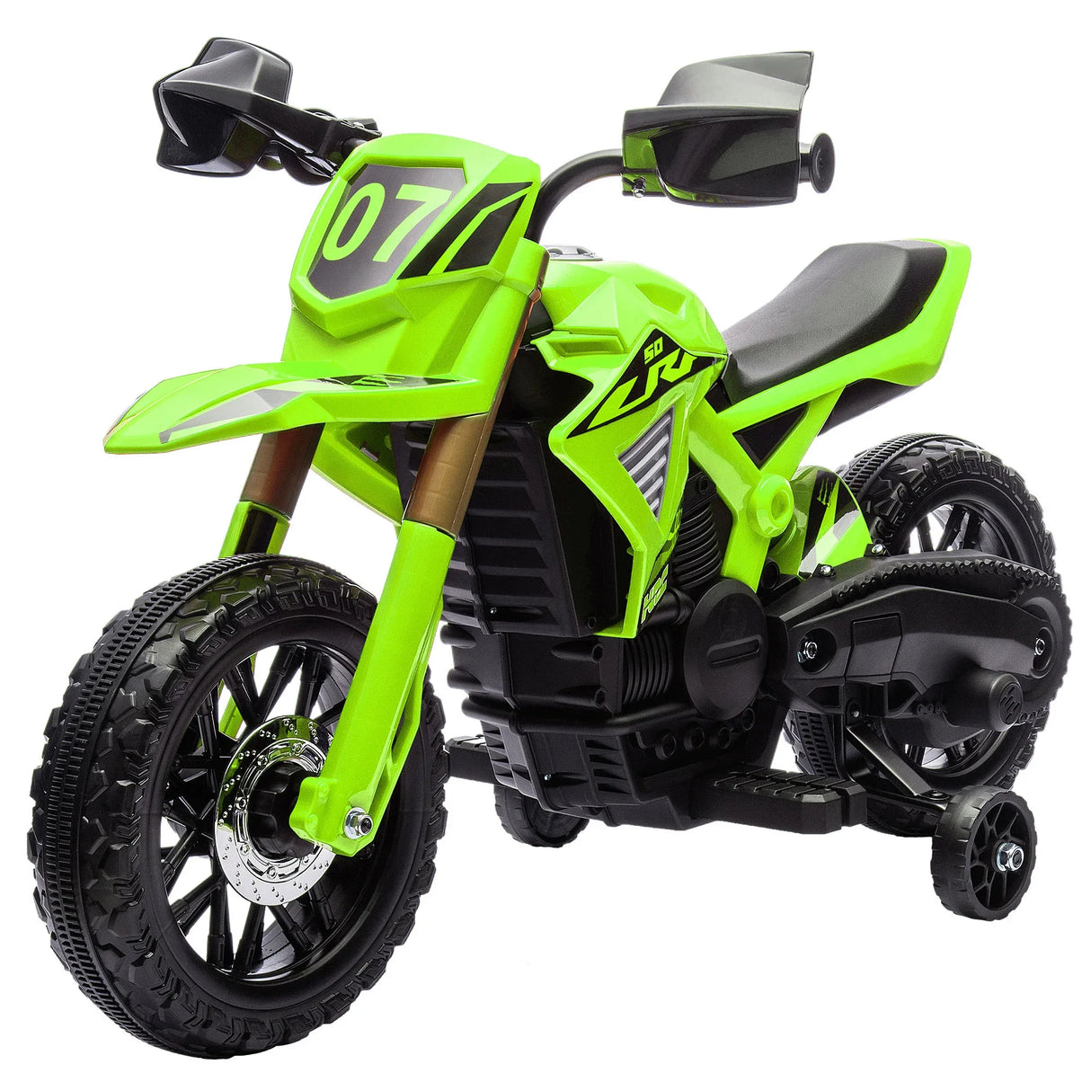 6V Kids Electric Motorcycle With Training Wheels And Sound - Omega Lifestyles