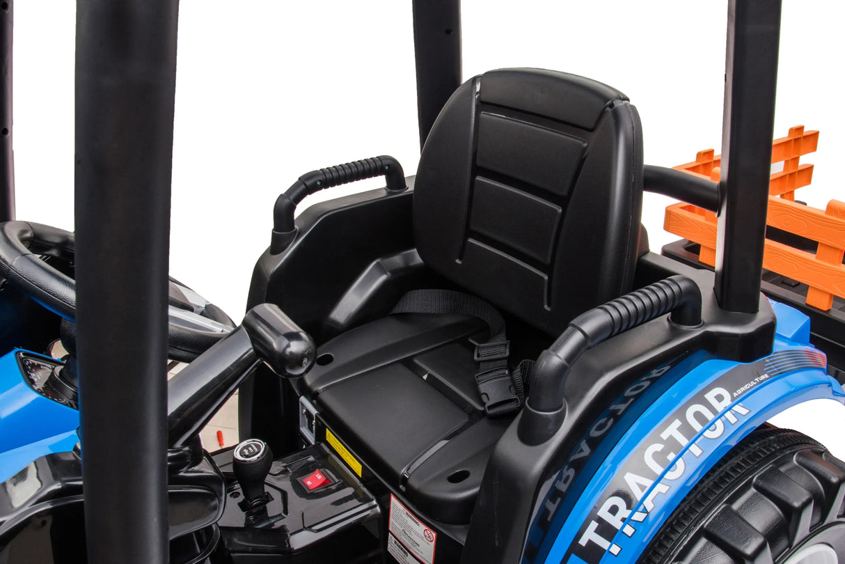 24V Kids Remote Control Ride On Pedal Tractor - Omega Lifestyles