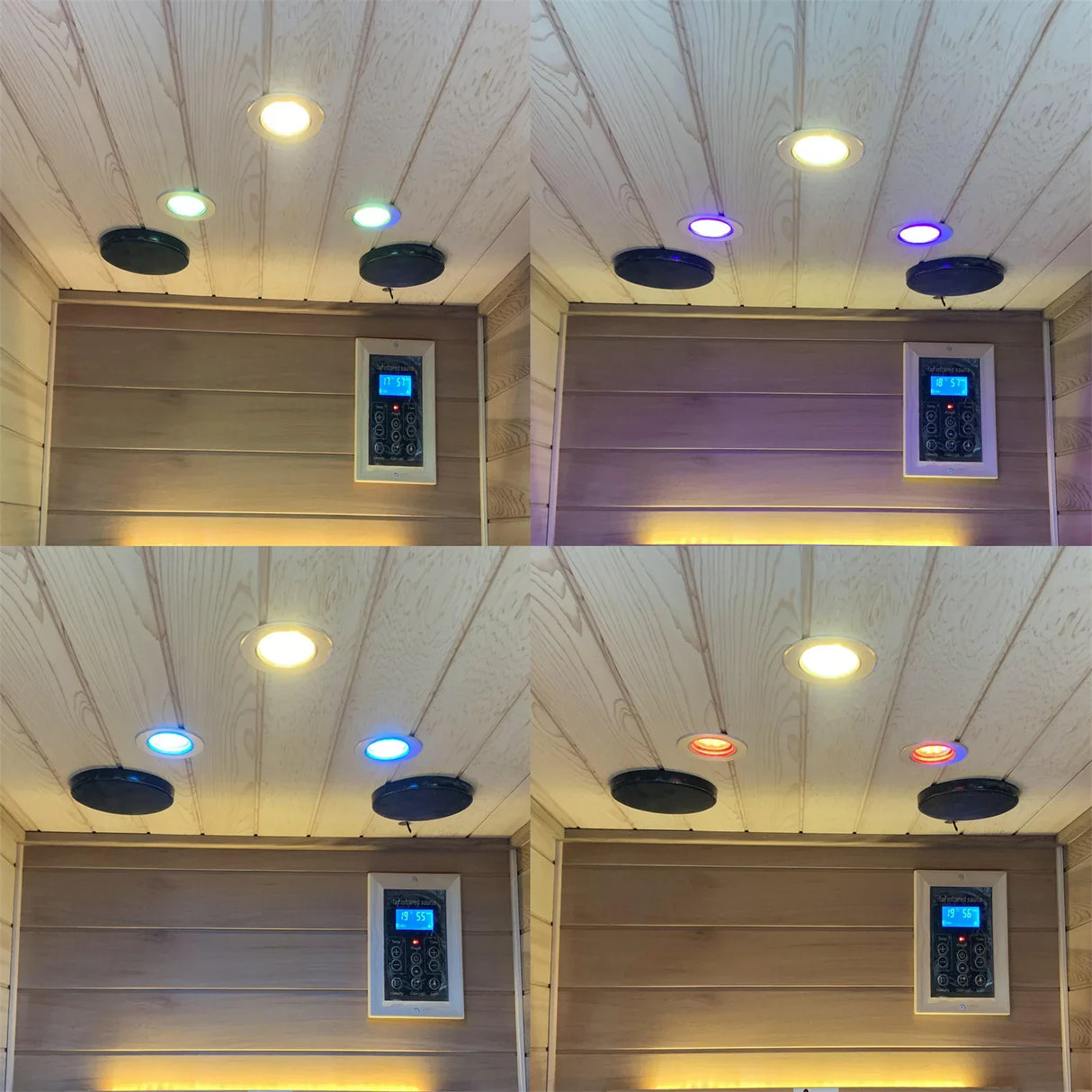 Outdoor Solid Wood Red Cedar 4-Person Infrared Sauna - Omega Lifestyles