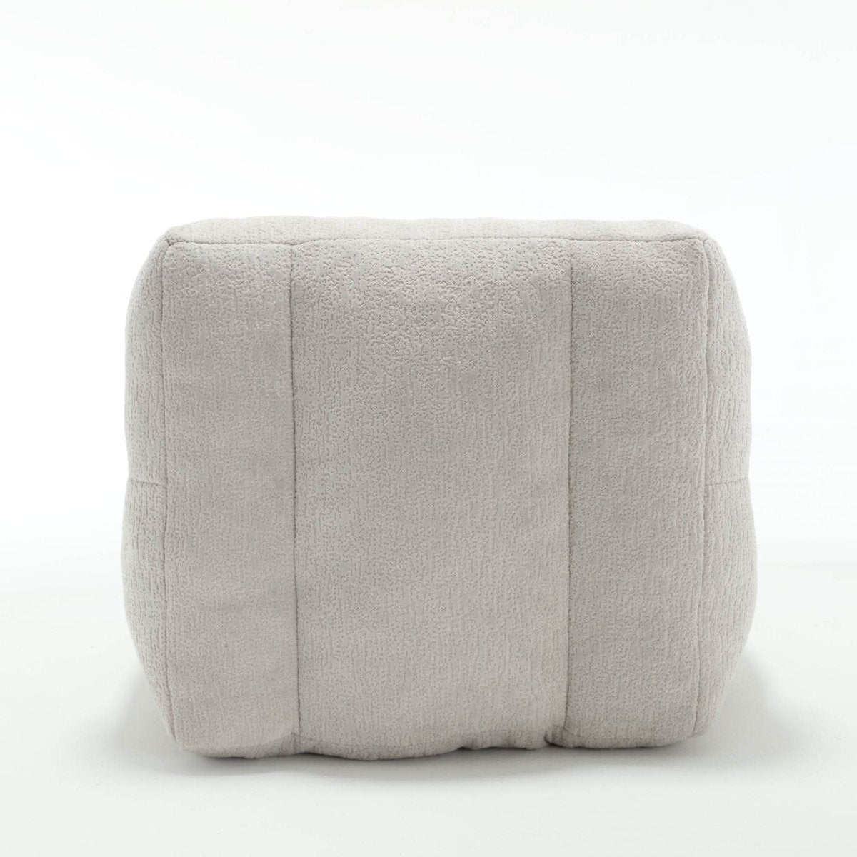 Fluffy Velvet Bean Bag Chair With Ottoman - Sleep Galleria