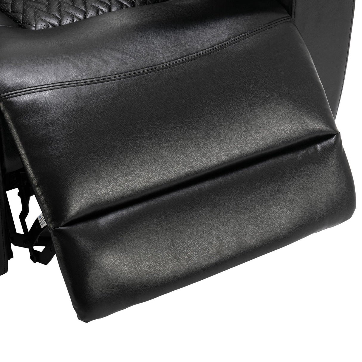 Power Reclining PU Leather Home Theater Recliner Chair - Omega Lifestyles