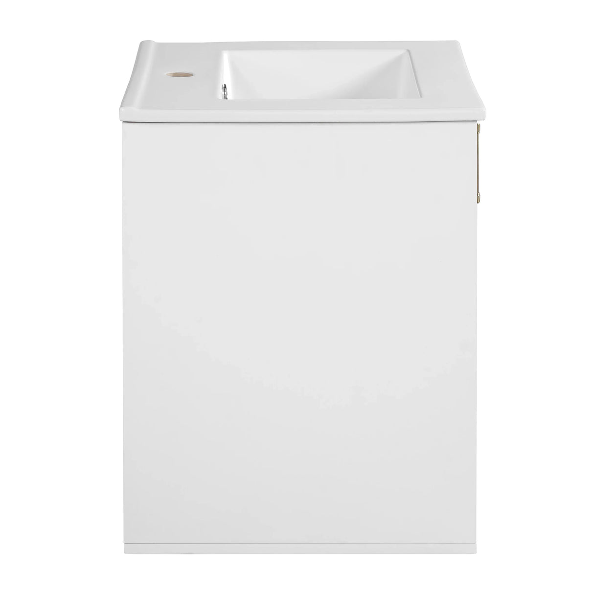 Modern Wall Mounted Bathroom Cabinet With Ceramic Sink - Omega Lifestyles