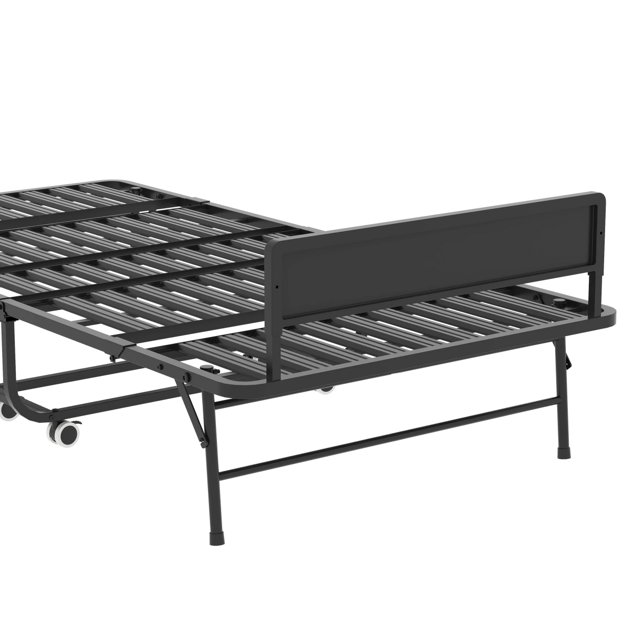 Twin Medium 5-Inch Memory Foam Folding Bed Frame - Omega Lifestyles