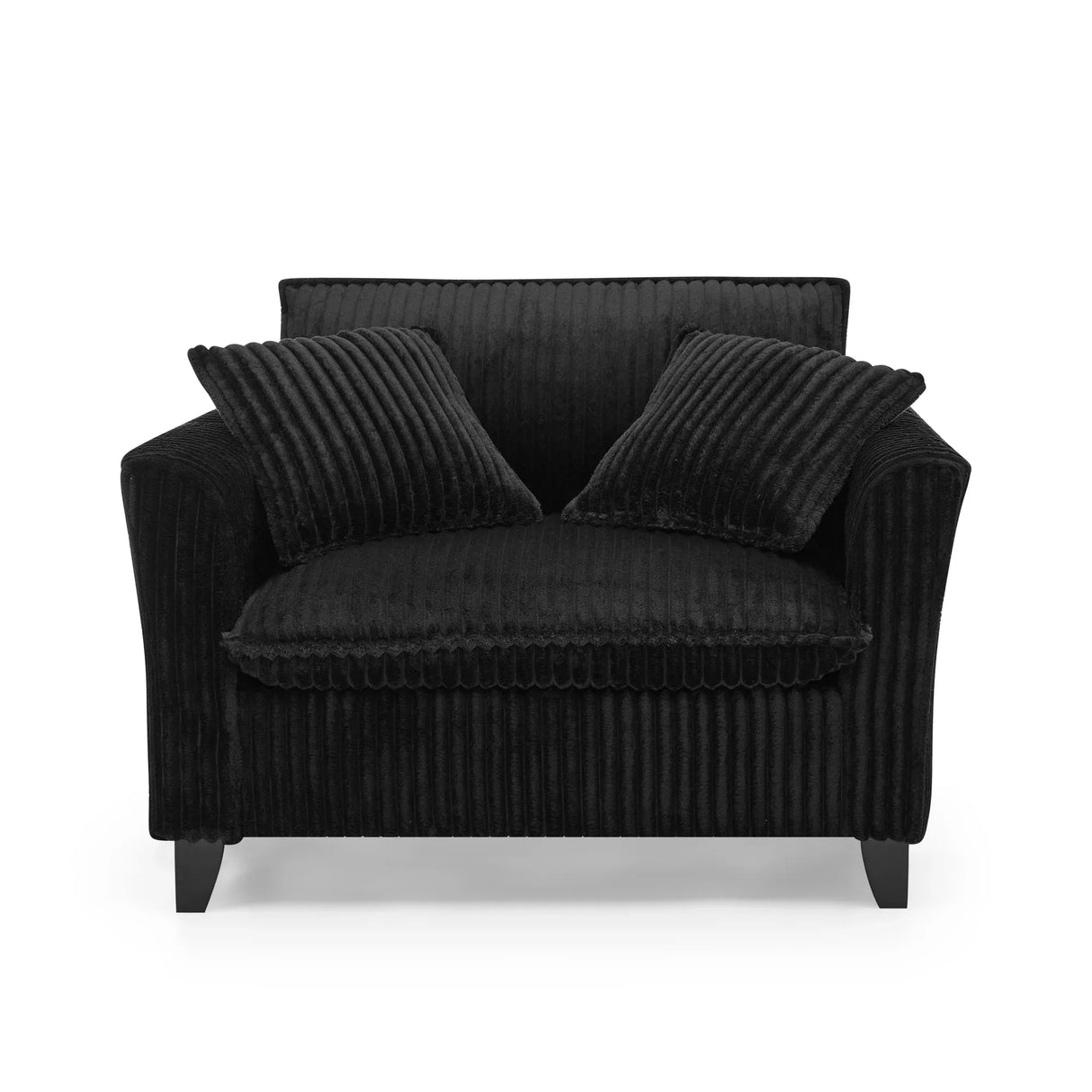 Corduroy Foam Lazyman Sofa Chair With Armrests - Omega Lifestyles