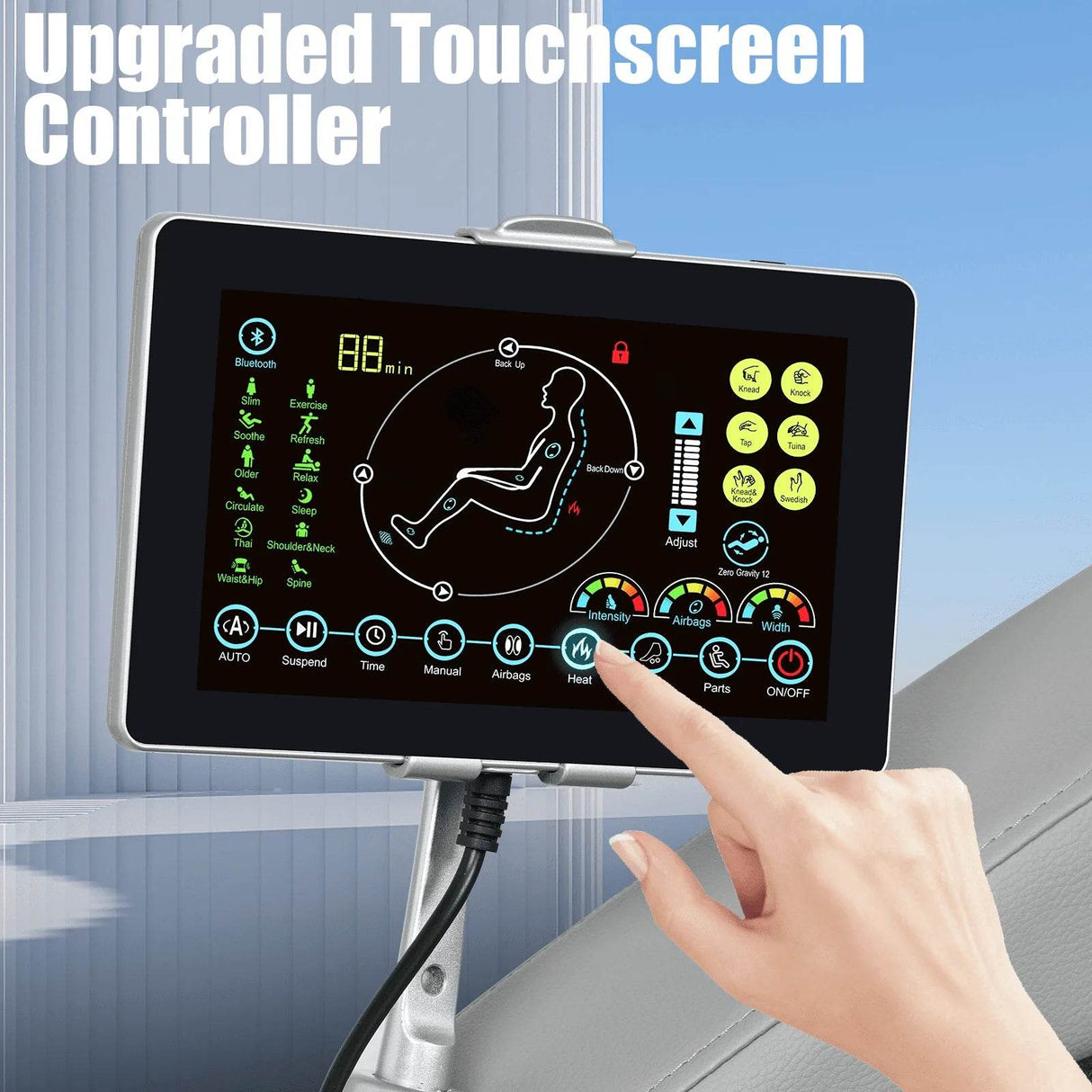 2025 Upgraded 4D Massage Chair Full Body Zero Gravity SL Track Shiatsu Stretching Relief, Back & Calf Heating, Install-Free