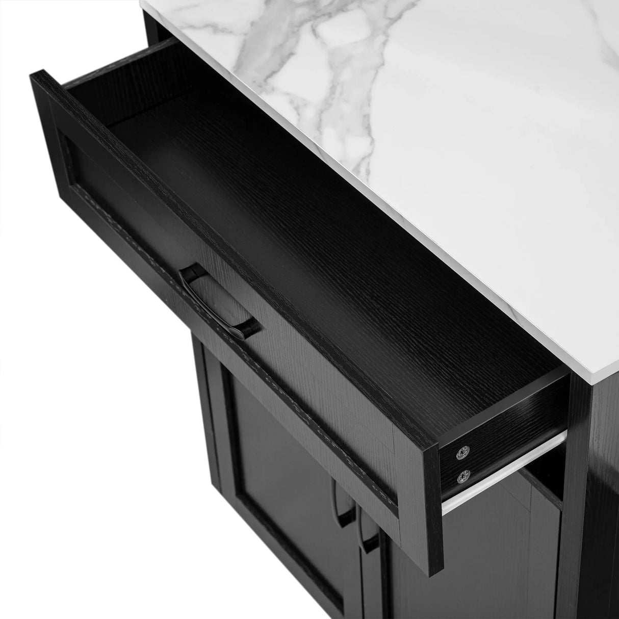 Extendable Kitchen Island With Dining Table And Storage - Omega Lifestyles