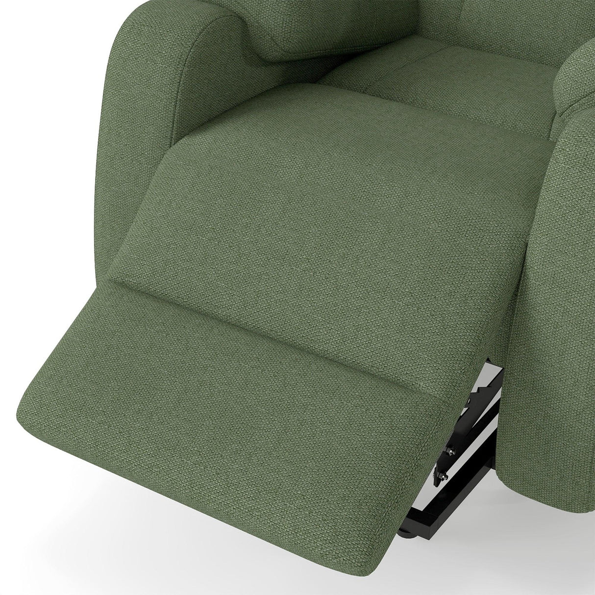 Power Lift Recliner Medium-Soft Snowflake Velvet Chair - Omega Lifestyles