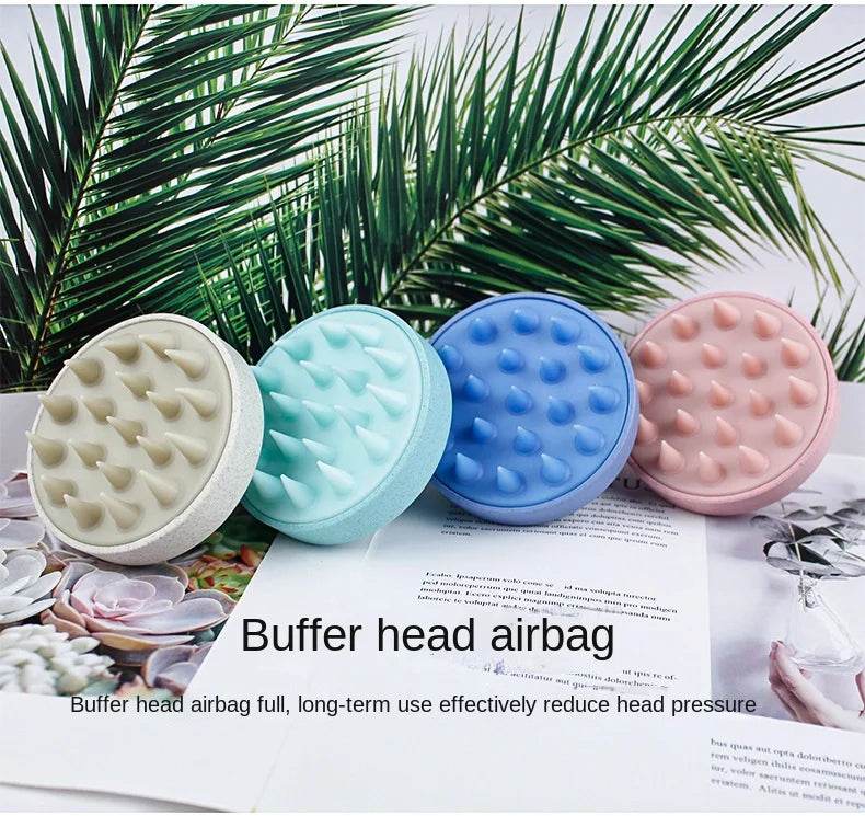 Silicone Manual Wet Dry Scalp Massage Brush - Sleep Galleria