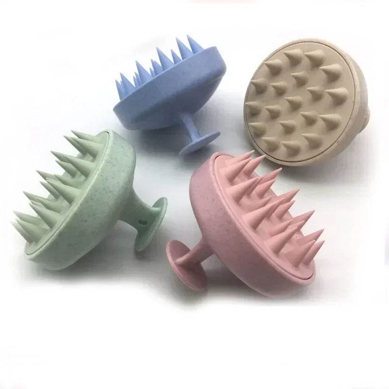 Silicone Manual Wet Dry Scalp Massage Brush - Sleep Galleria