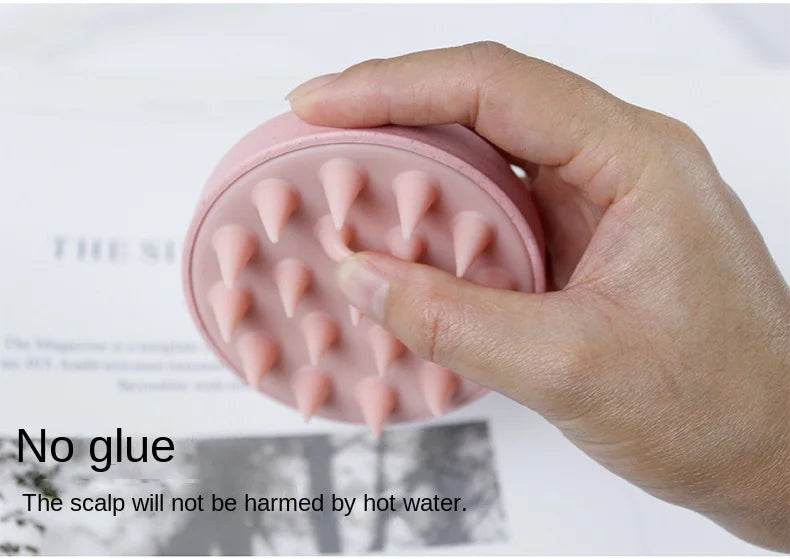 Silicone Manual Wet Dry Scalp Massage Brush - Sleep Galleria
