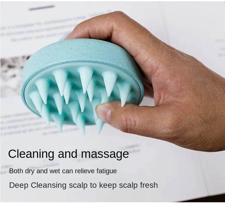 Silicone Manual Wet Dry Scalp Massage Brush - Sleep Galleria