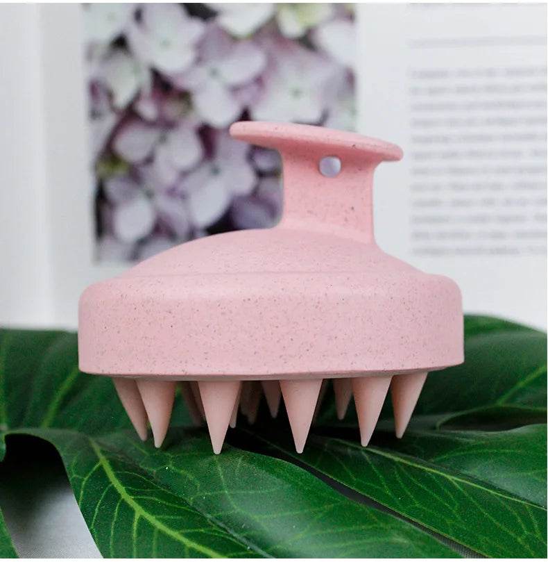 Silicone Manual Wet Dry Scalp Massage Brush - Sleep Galleria