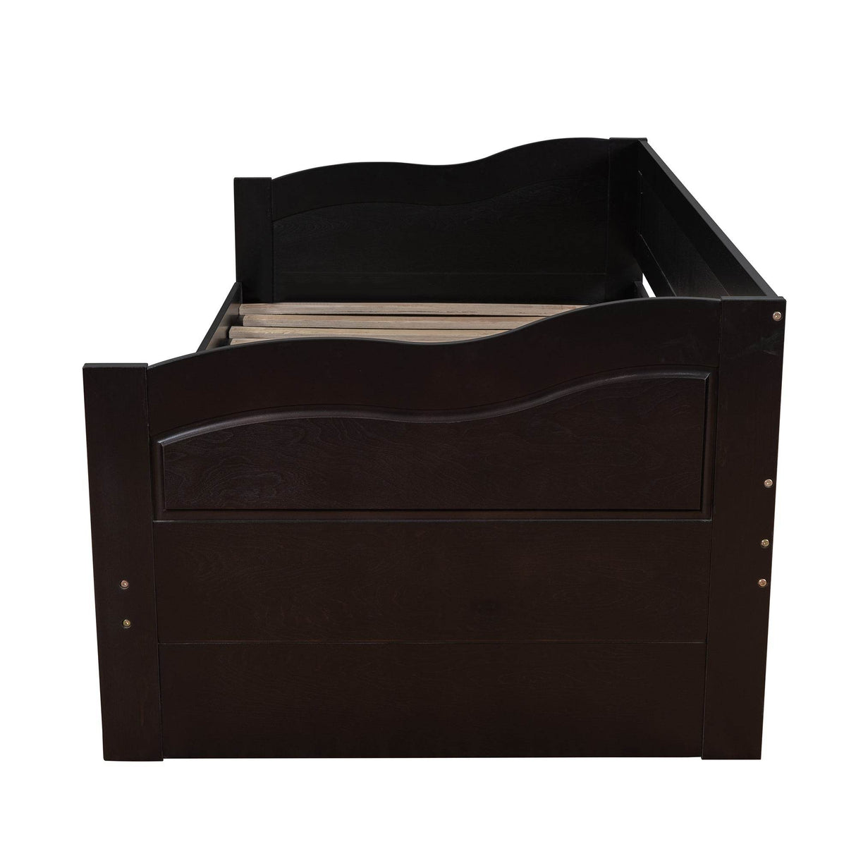 Twin Extendable Solid Wood Daybed With Trundle Drawers - Omega Lifestyles