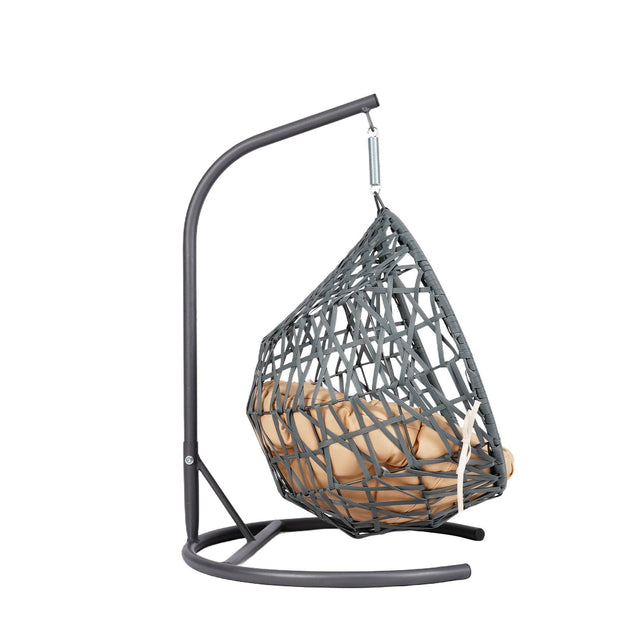Indoor Hanging Cat Hammock Bed With Stand And Cushion - Omega Lifestyles