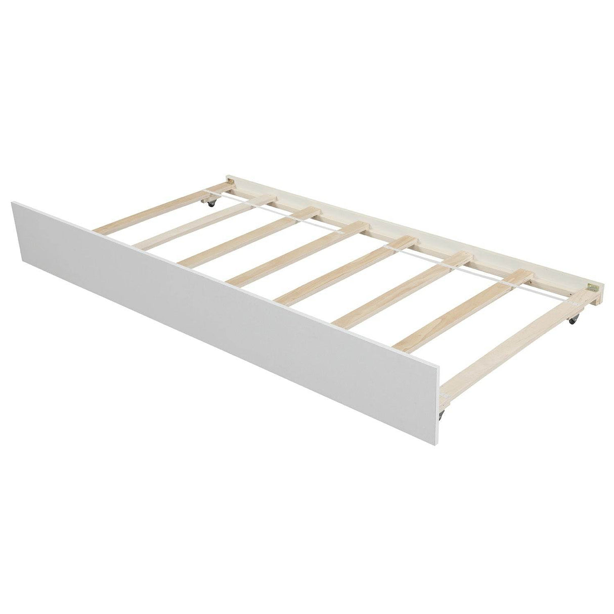 Twin Solid Wood Platform Bed With Trundle - Omega Lifestyles