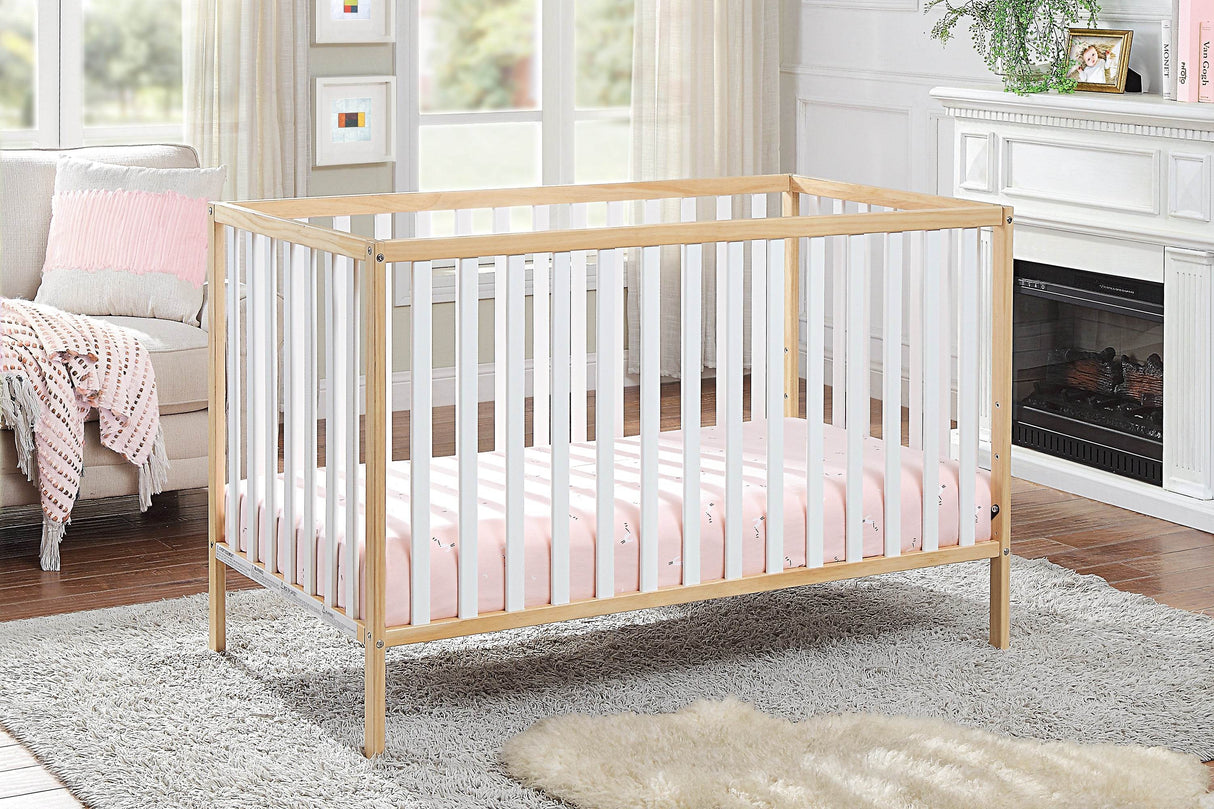 Deux Remi 3-in-1 Convertible Solid Wood Baby Crib