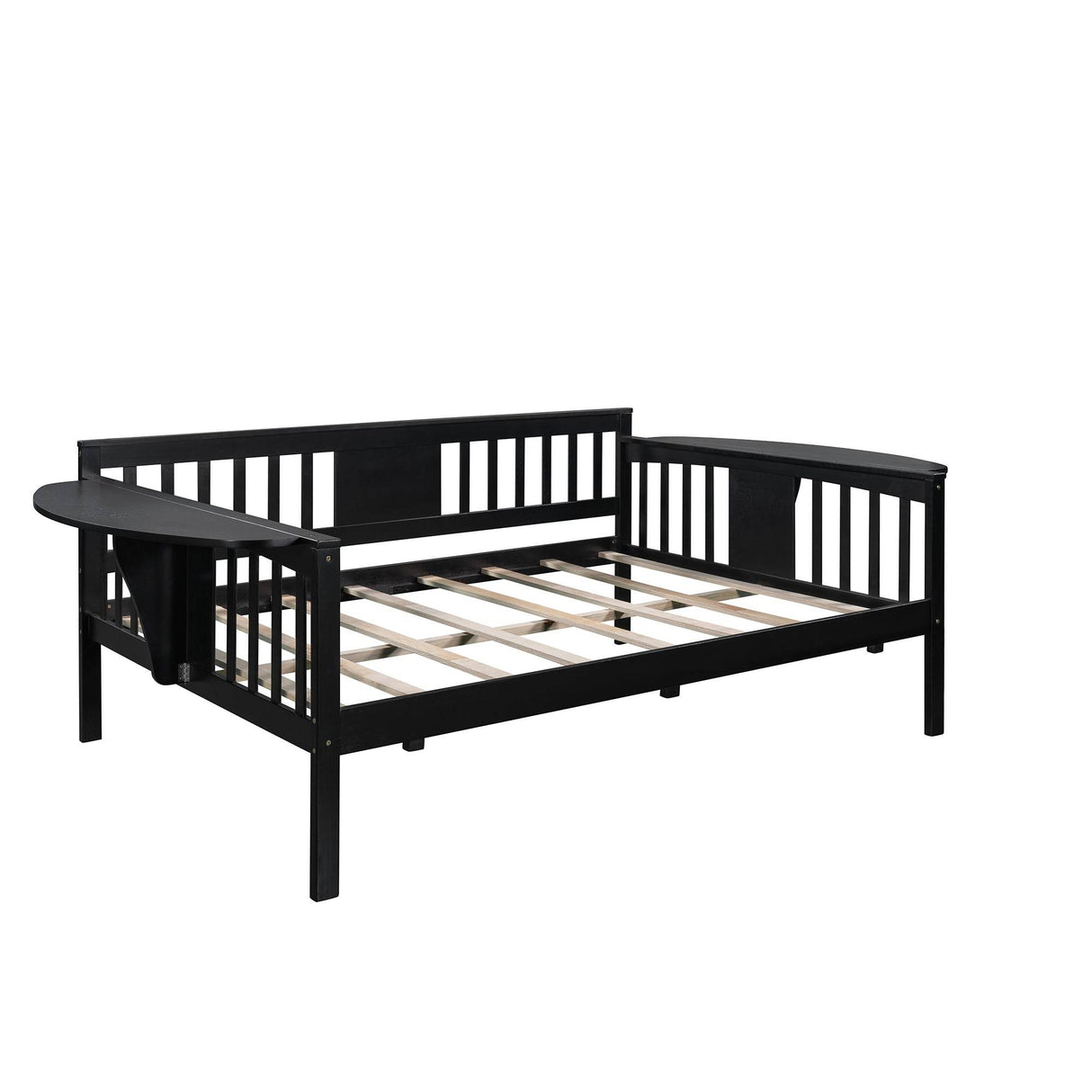 Full Full Size Solid Wood Espresso Daybed Frame - Omega Lifestyles