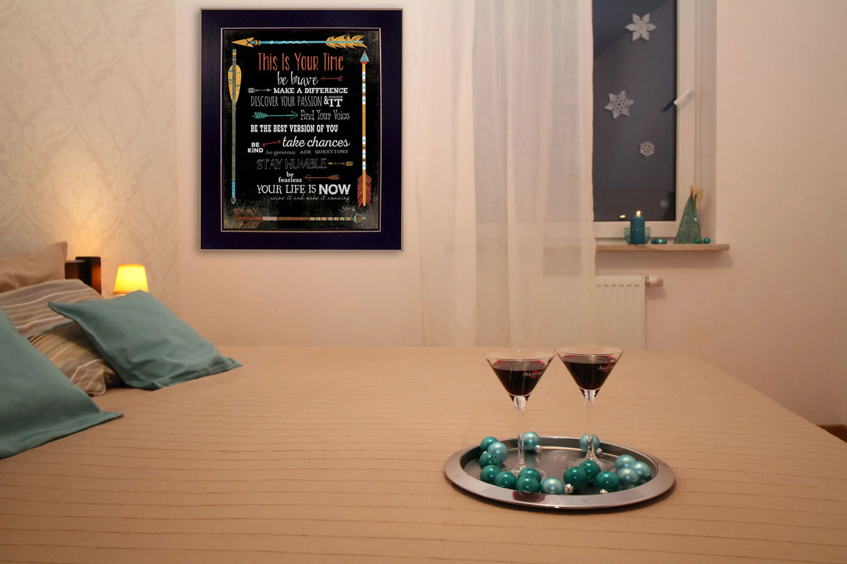 Multicolor MDF Printed Wall Art Framed Poster - Omega Lifestyles