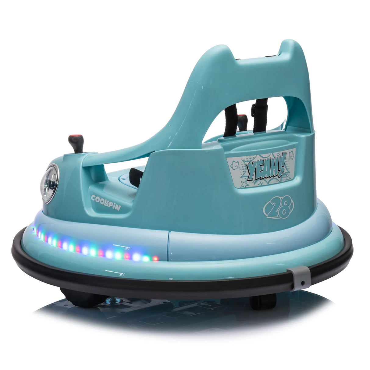 12V Remote Control Kids Bumper Car With LED Lights - Omega Lifestyles