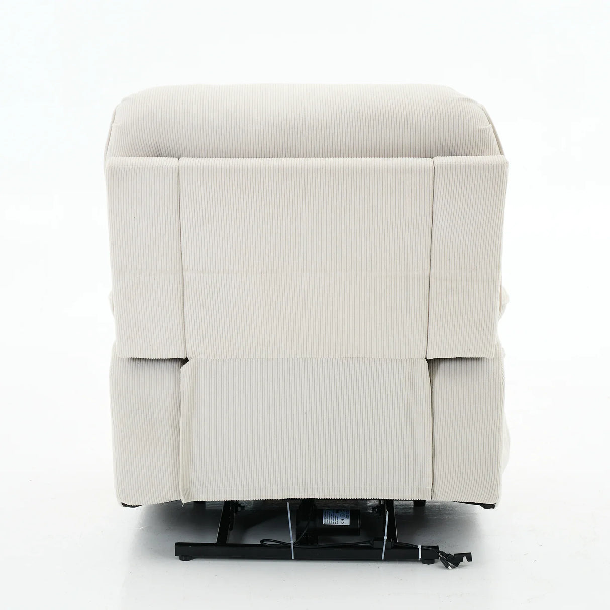 Ivory Remote-Controlled Heated Massage Assistive Recliner - Omega Lifestyles