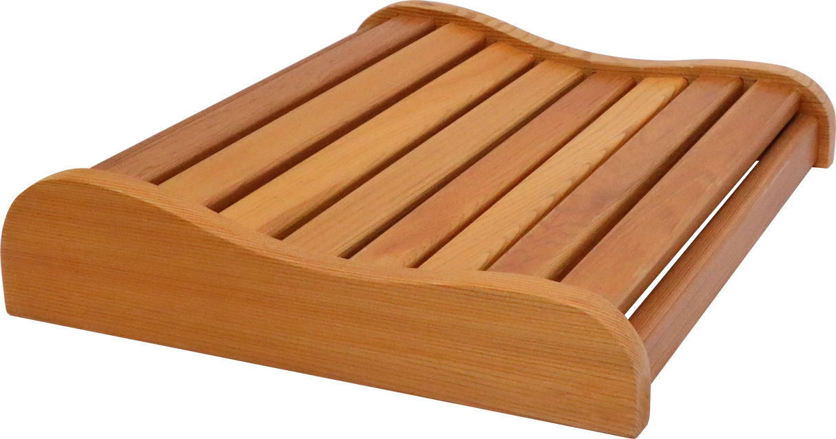 Ergonomic S-Shaped Solid Wood Sauna Backrest - Omega Lifestyles