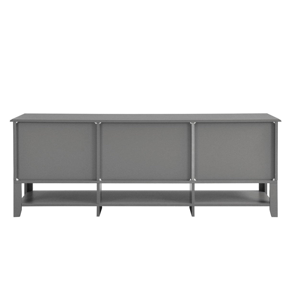 Modern Grey MDF TV Stand With Storage Cabinet - Sleep Galleria