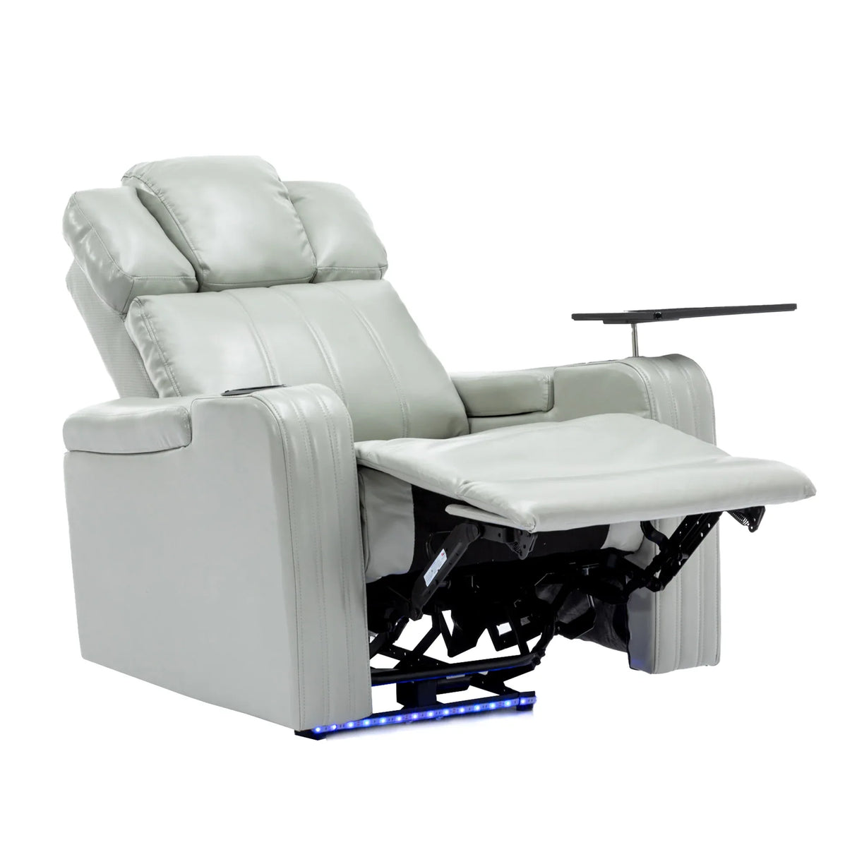 Modern PU Leather Power Recliner Chair With Bluetooth Speaker - Omega Lifestyles