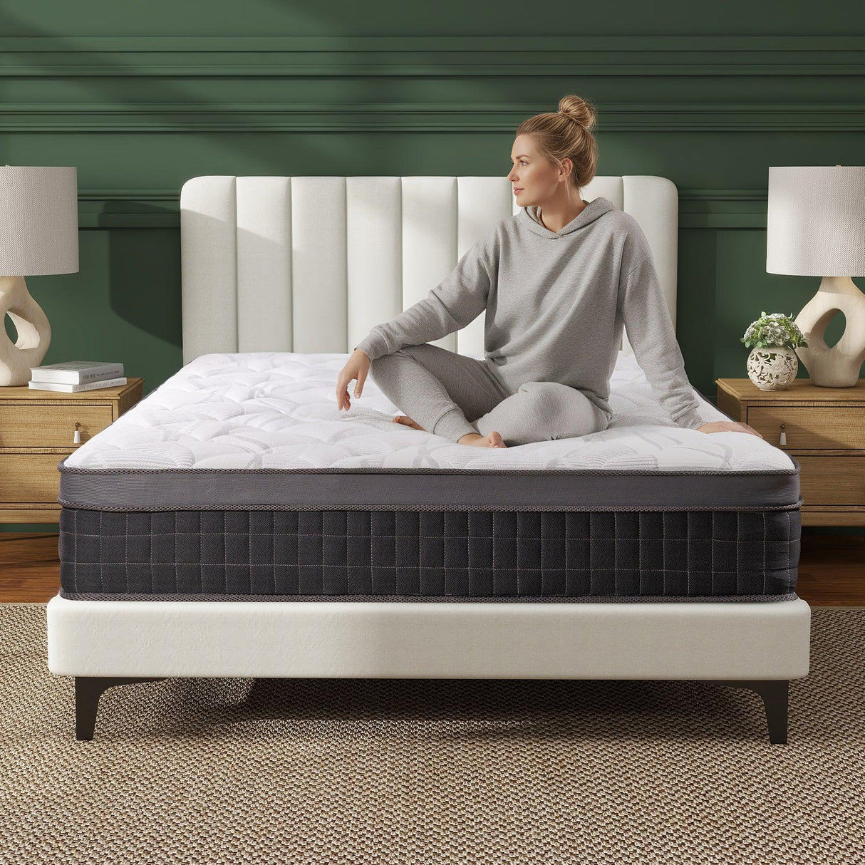 Medium 10-Inch Cooling Gel Memory Foam King Mattress - Omega Lifestyles