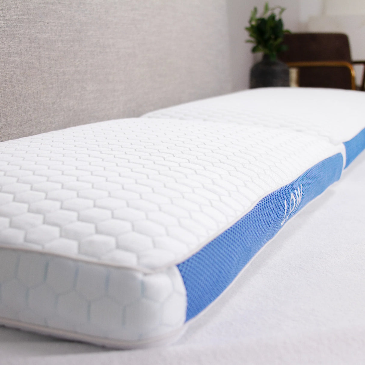 Cooling Gel-Infused Memory Foam Low Profile Pillow - Omega Lifestyles