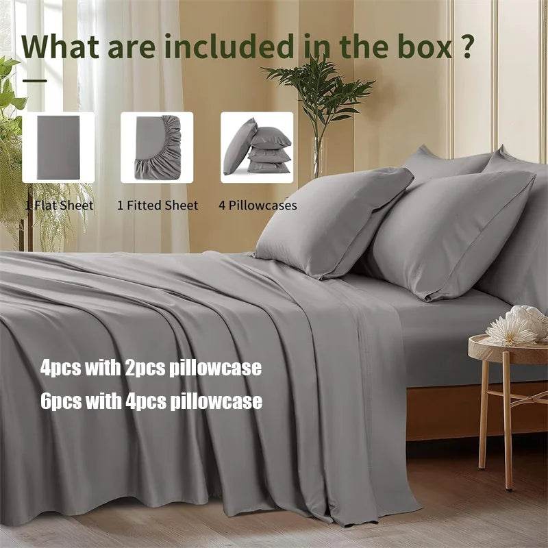Luxury 100 Percent Bamboo Breathable Bed Sheets Set - Sleep Galleria