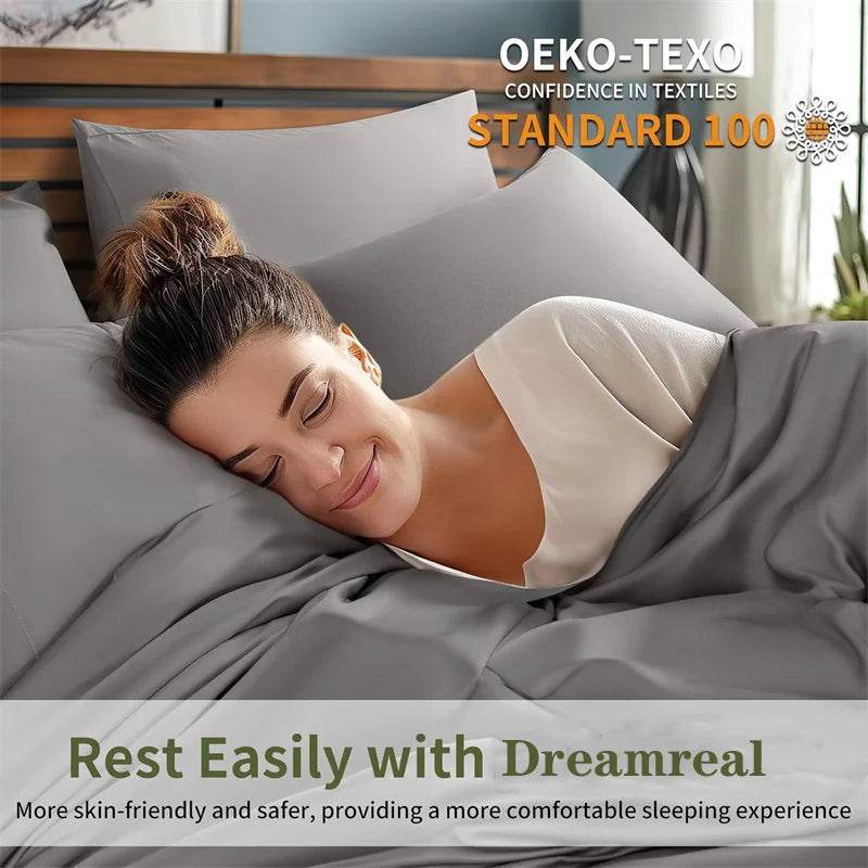 Luxury 100 Percent Bamboo Breathable Bed Sheets Set - Sleep Galleria