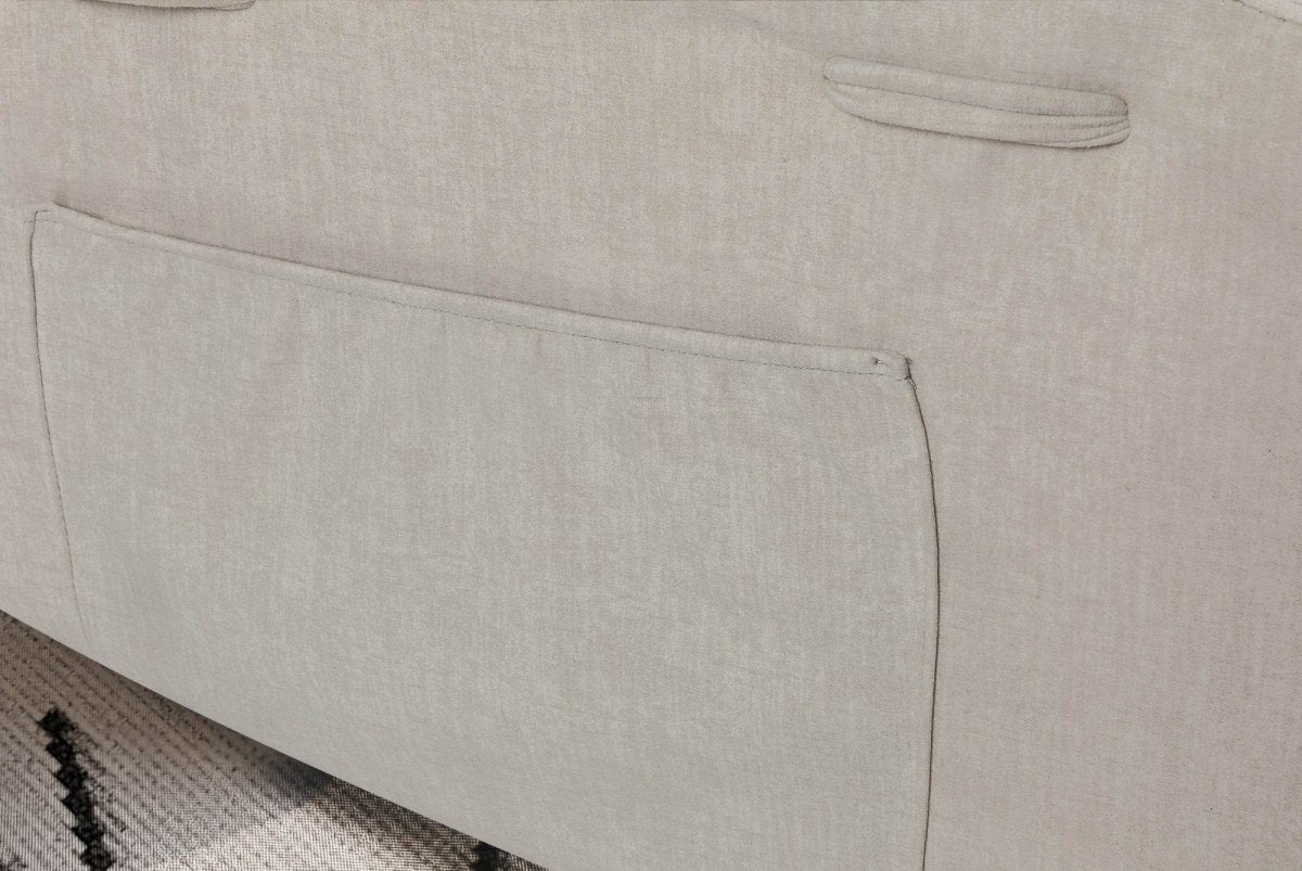 Electric Power Recliner Chair With Massage Beige - Sleep Galleria