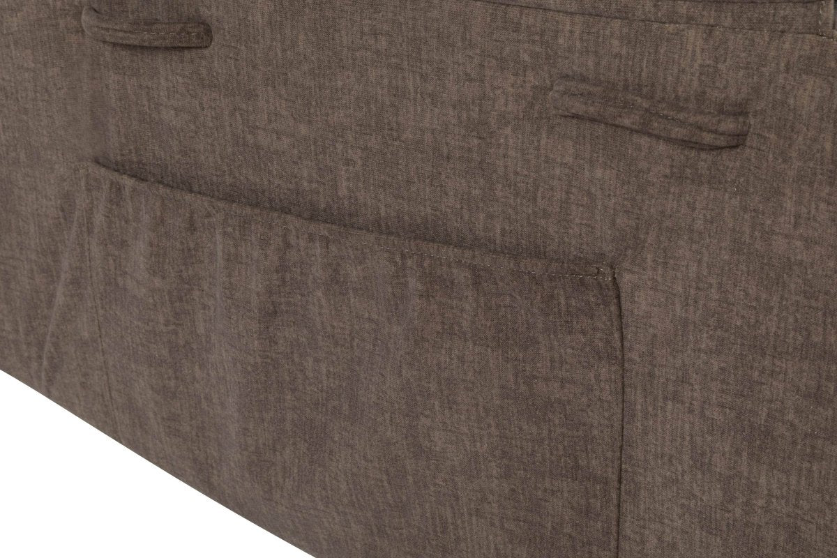 Electric Power Recliner Chair With Massage Brown - Sleep Galleria