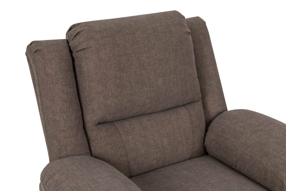 Electric Power Recliner Chair With Massage Brown - Sleep Galleria