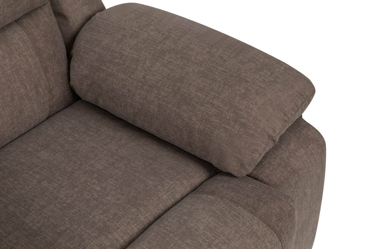 Electric Power Recliner Chair With Massage Brown - Sleep Galleria