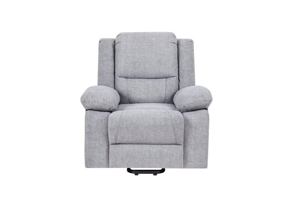 Electric Power Recliner Chair With Massage Light Grey - Sleep Galleria