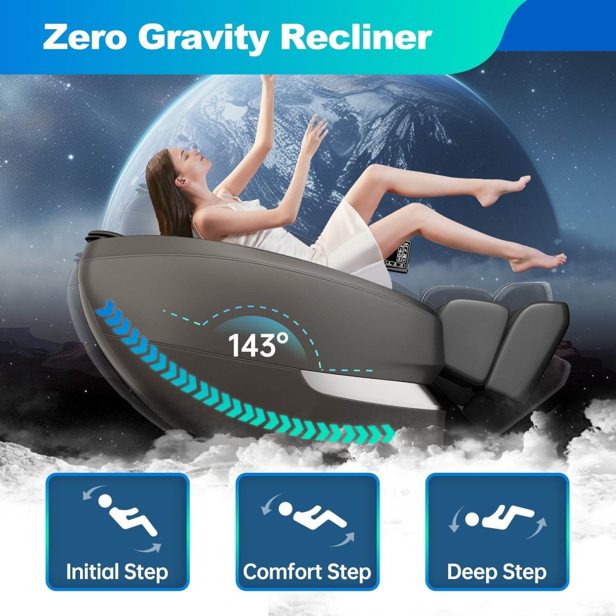 Full Body Shiatsu Massage Chair - Sleep Galleria