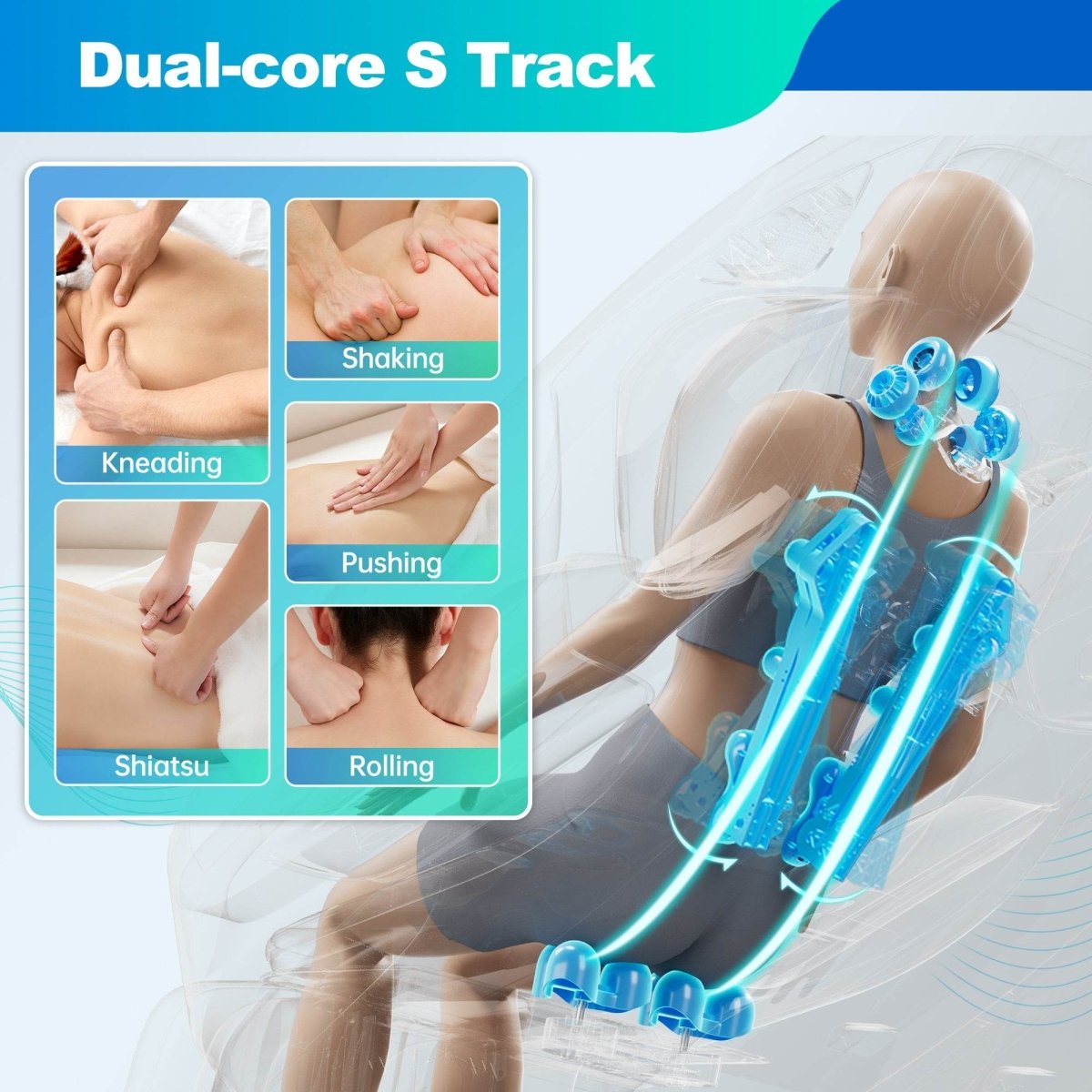 Full Body Shiatsu Massage Chair - Sleep Galleria