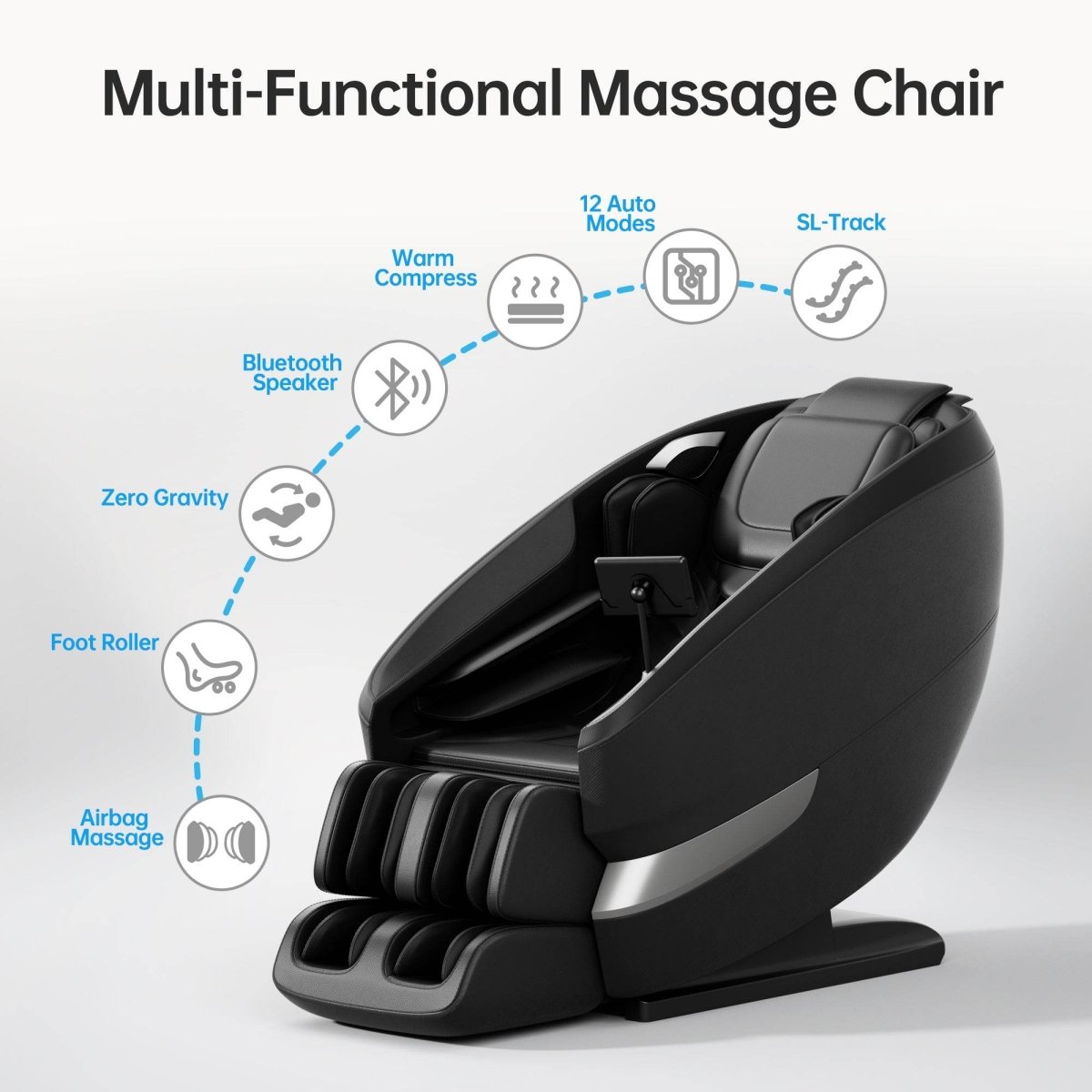 Full Body Shiatsu Massage Chair - Sleep Galleria