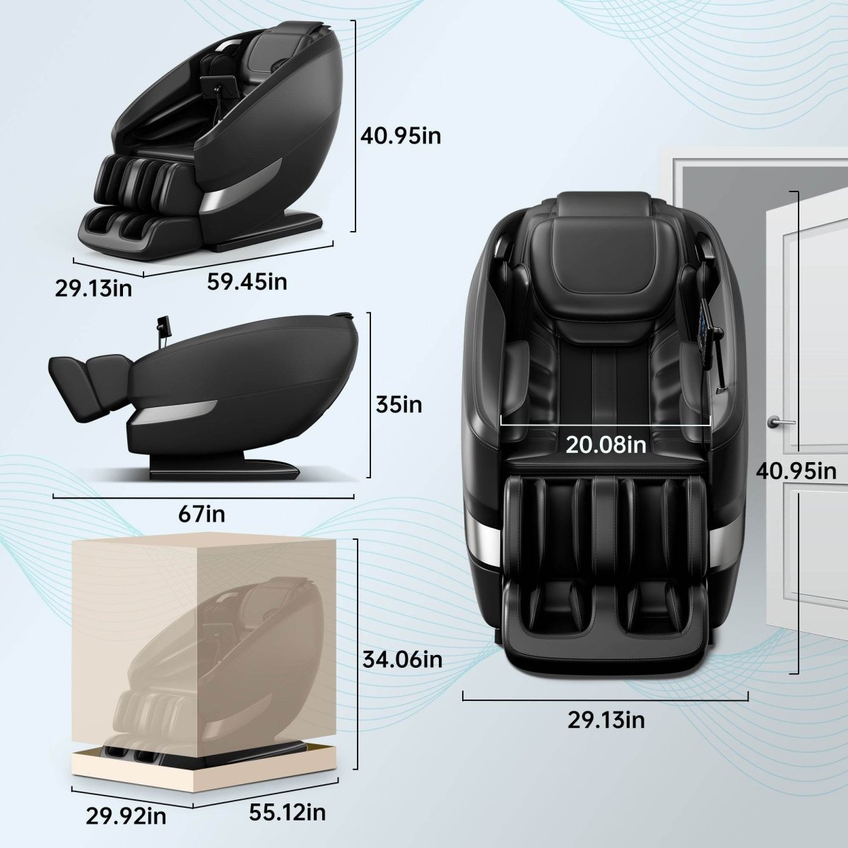 Full Body Shiatsu Massage Chair - Sleep Galleria