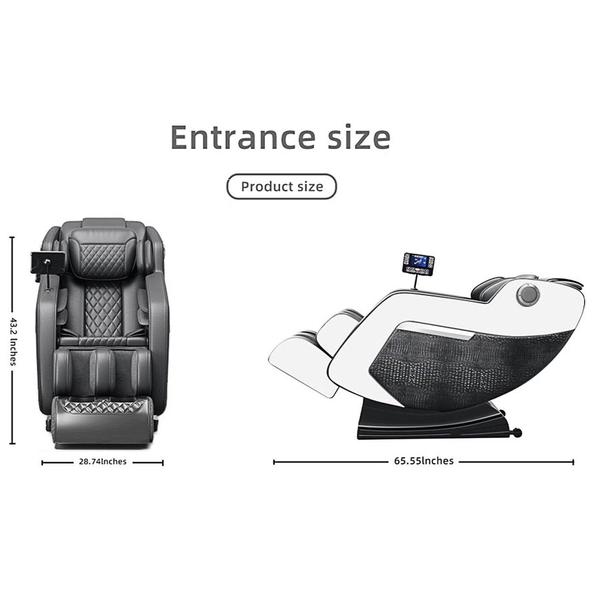 Massage Chair Full Body Zero Gravity Recliner - Sleep Galleria