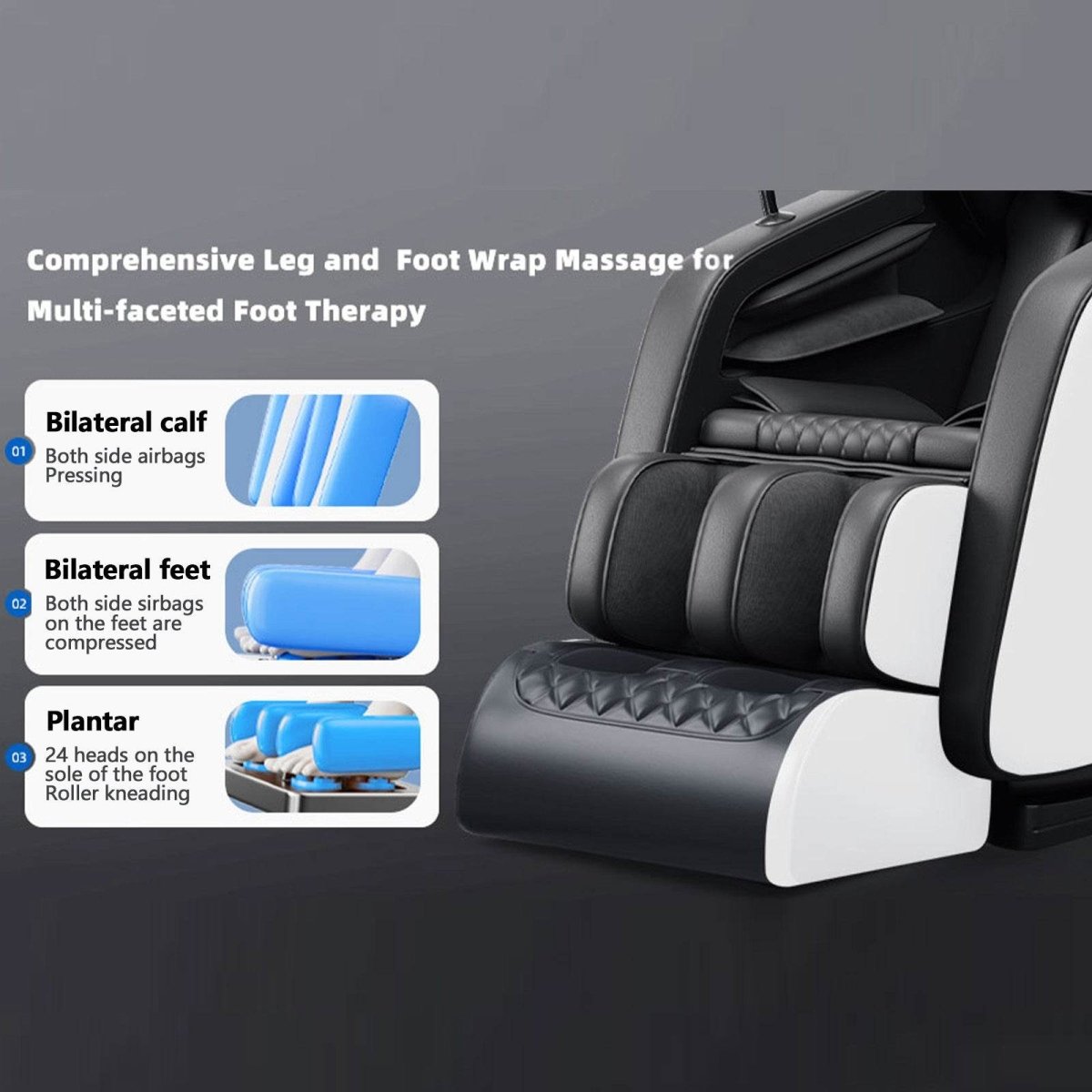 Massage Chair Full Body Zero Gravity Recliner - Sleep Galleria