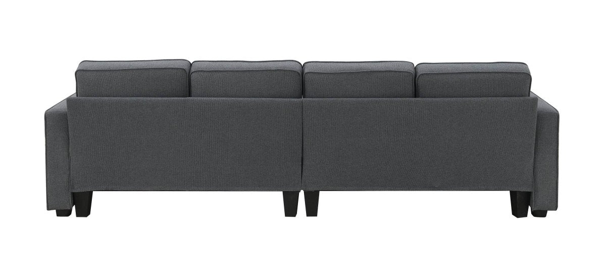 Modern Linen Fabric 4-Seater Sofa - Sleep Galleria