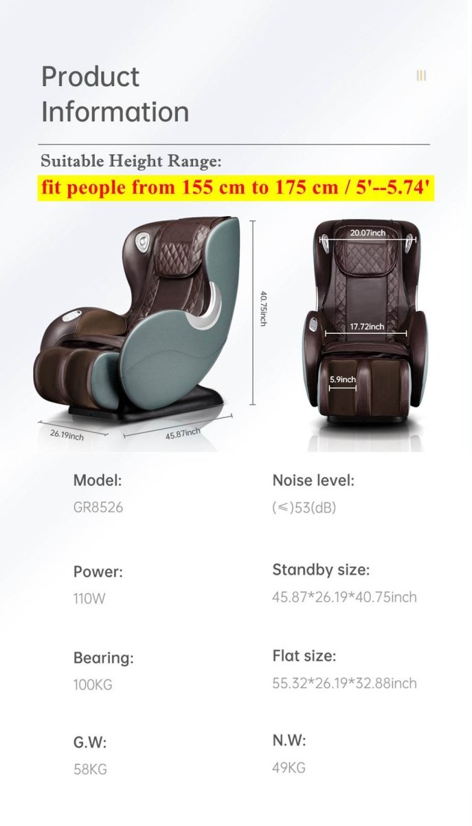 SL Track Full Body and Shiatsu Recliner - Sleep Galleria