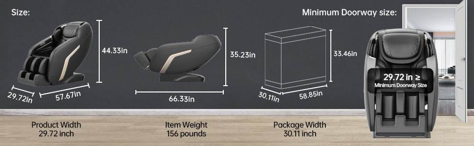 Zero Gravity Shiatsu Massage Chair Full Body - Sleep Galleria